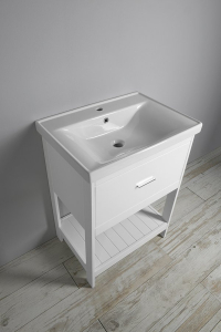 Aqualine ETIDE umyvadlová skříňka 61, 5x85x44 cm, bílá mat ET615
