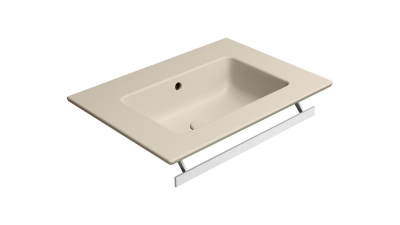 GSI PURA keramické umyvadlo Slim 62x46cm, bez otvoru, creta mat 8884008