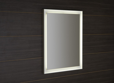 Sapho FLUT zrcadlo s LED podsvícením 90x70cm, bílá FT090