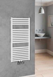 Aqualine TONDI otopné těleso rovné 450x970 mm, středové připojení, bílá DT450T