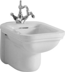 Kerasan WALDORF bidet závěsný 37x55cm, bílá 4125K1