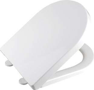 Aqualine DONA WC sedátko, Soft Close, Easy Take, bílá FD121