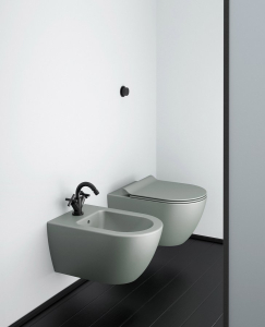 GSI PURA bidet závěsný, 36x55cm, agave mat 8865104