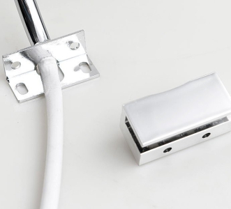 Aqualine ANDREA LED svítidlo, 5 W, 284x32x134 mm, IP44, chrom E26716CI