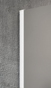 Gelco VARIO WHITE jednodílná sprchová zástěna k instalaci ke stěně, kouřové sklo, 900 mm GX1390GX1015