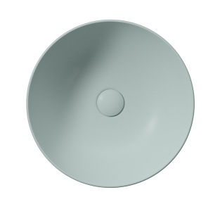 GSI PURA keramické umyvadlo na desku, průměr 42cm, ghiaccio mat 885115