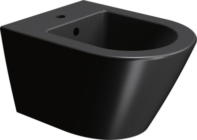 GSI KUBE X bidet závěsný 36x50cm, černá mat 9464126