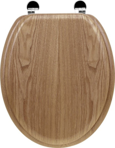 Aqualine AQUALINE WC sedátko, dub 1705-10