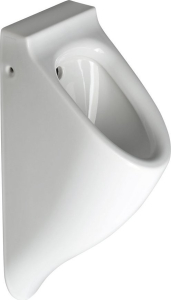 Kerasan AQUATECH urinál se zakrytým přívodem vody 21x53, 5 cm, včetně sifonu, bílá 373501