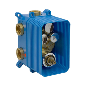Mereo Termostatická podomítková tlačítková baterie - 3-cestná - hranatý kryt CB60157TC
