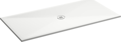 GSI Keramická sprchová vanička, obdélník 160x80x2cm, bílá mat 46160809
