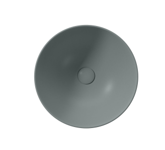 GSI PURA keramické umyvadlo na desku vysoké, průměr 42cm, agave mat 885204