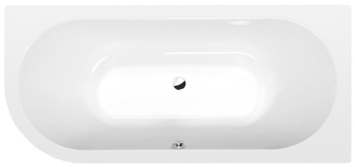 Polysan VIVA R SLIM asymetrická vana 175x80x47cm, bílá 78119S