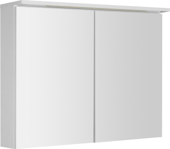 Aqualine KAWA STRIP galerka s LED osvětlením 90x70x22cm, bílá WGL90S
