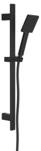 Sapho Sprchová souprava hranatá, posuvný držák 700mm, černá mat SC615