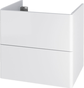 Mereo Siena, koupelnová skříňka 60 cm, bílá lesk CN410S