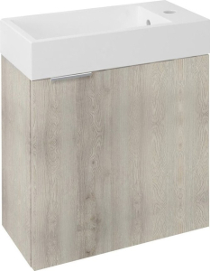 Sapho LATUS IV umyvadlová skříňka 49, 5x50x25cm, dub Mocca LT410-1212