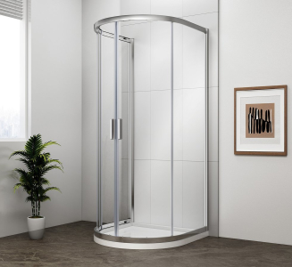 Polysan EASY půlkruhová sprchová zástěna 1000x1000mm EL4715