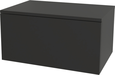 Mereo Ponte, koupelnová skříňka 70 cm, Multidecor, Černá Supermat CN291CIPM