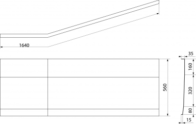 Polysan PROJEKTA L 160 panel čelní 20312