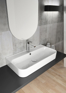 Isvea SISTEMA U keramické umyvadlo 70x38cm, bílá 10PL53070