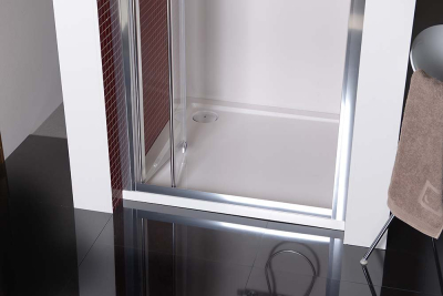 Polysan LUCIS LINE skládací sprchové dveře 900mm, čiré sklo DL2815