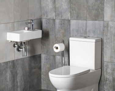 Sapho MINOS keramické umývátko 40x22cm, baterie vpravo, bílá 4059