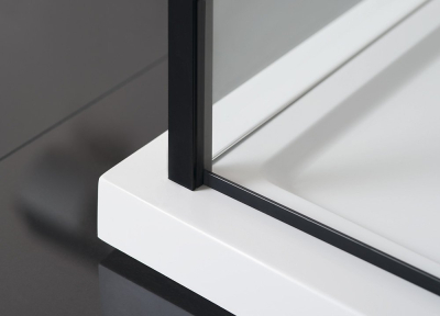 Polysan ZOOM BLACK obdélníkový sprchový kout 800x1000mm L/P varianta ZL1280BZL3210B