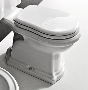 Kerasan RETRO WC kombi mísa 38, 5x72cm, zadní odpad, bílá 101301