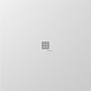 Polysan TRENECA vanička z litého mramoru s možností úpravy rozměru, 90x90cm, bílá mat 84300.11