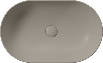 GSI PURA keramické umyvadlo na desku 60x37cm, tortora mat 883405
