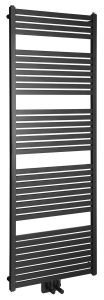 Aqualine TONDI otopné těleso rovné 600x1690 mm, středové připojení, černá mat DT496T