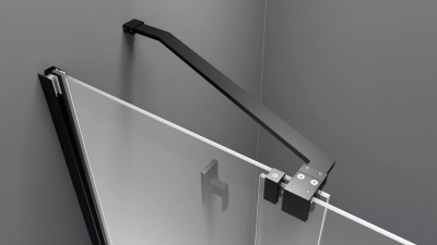 Polysan MODULAR SHOWER zástěna s pojezdy 1600 mm, černá MS5-160B