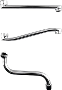 Aqualine AQUALINE 35 nástěnná dřezová baterie 3/4", bez ramínka, chrom 52129