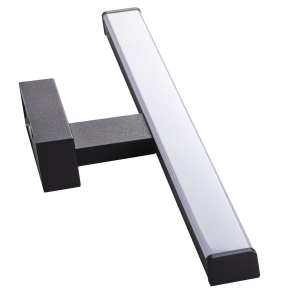 KANLUX ASTEN LED svítidlo 8W, 400x110mm, IP44, černá mat 26683
