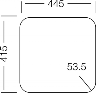 Nerezový dřez Sinks COMPACT 435 V 0,5mm matný STSCMM4354655V