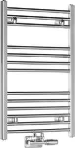 Aqualine ALYA otopné těleso rovné 500x803mm, středové připojení, chrom LLS301