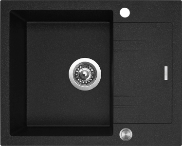 Granitový dřez Sinks LINEA 600 XC Granblack + Elka G1830XC