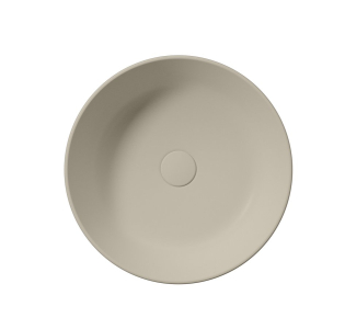 GSI KUBE X keramické umyvadlo na desku, průměr 45cm, creta mat 942708