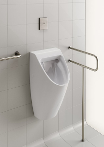 GSI COMMUNITY urinál se zakrytým přívodem vody, 31x65cm, bílá ExtraGlaze 909711