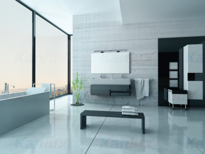 KANLUX ASTEN LED svítidlo 12W, 600x110mm, IP44, černá mat 26684