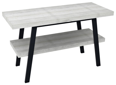Sapho TWIGA umyvadlový stolek 120x72x50 cm, černá mat/dub starobílý VC453-120-5