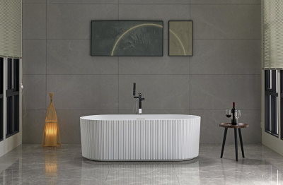 Aqualine TURIA volně stojící vana 170x80cm, bílá E2780