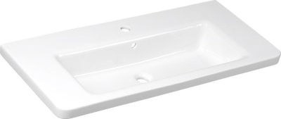 Sapho CITY keramické umyvadlo hranaté 100x45cm, bílá KE100