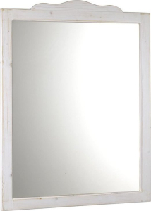 Sapho RETRO zrcadlo v dřevěném rámu 89x115cm, starobílá 1687