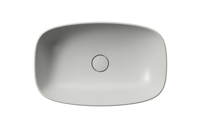 GSI NUBES keramické umyvadlo na desku 60x38cm, cenere mat 978317