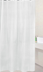 Aqualine Sprchový závěs 180x200cm, polyester, bílá ZP001