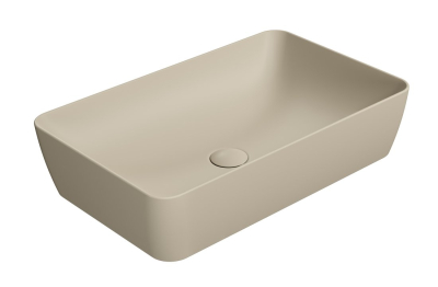 GSI NUBES keramické umyvadlo na desku 60x38cm, creta mat 903608