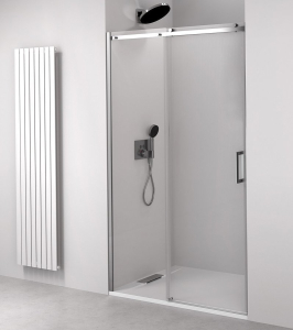 Polysan THRON ROUND sprchové dveře 1600 mm, kulaté pojezdy, čiré sklo TL5016-5005
