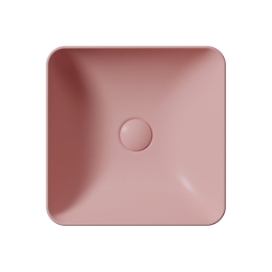GSI SAND/NUBES keramické umyvadlo na desku 38x38cm, blush mat 903824